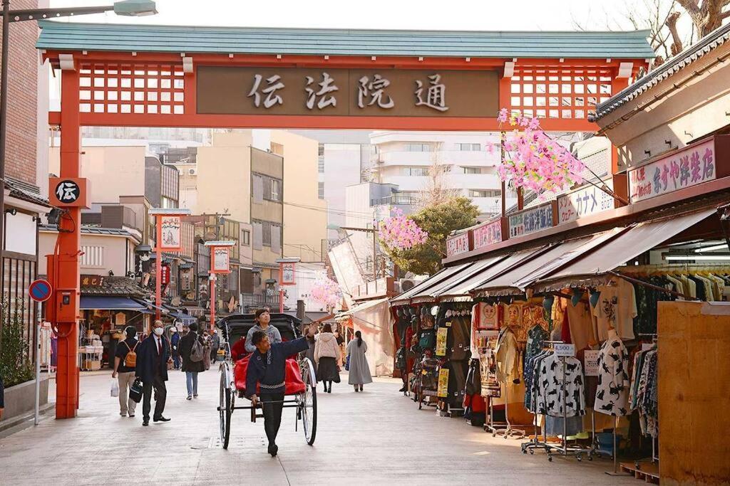 *301 Oshiage Sta 3Mins Walk! Wi-Fi Elevator Apartment Tokyo Exterior photo