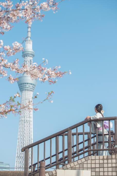 *301 Oshiage Sta 3Mins Walk! Wi-Fi Elevator Apartment Tokyo Exterior photo